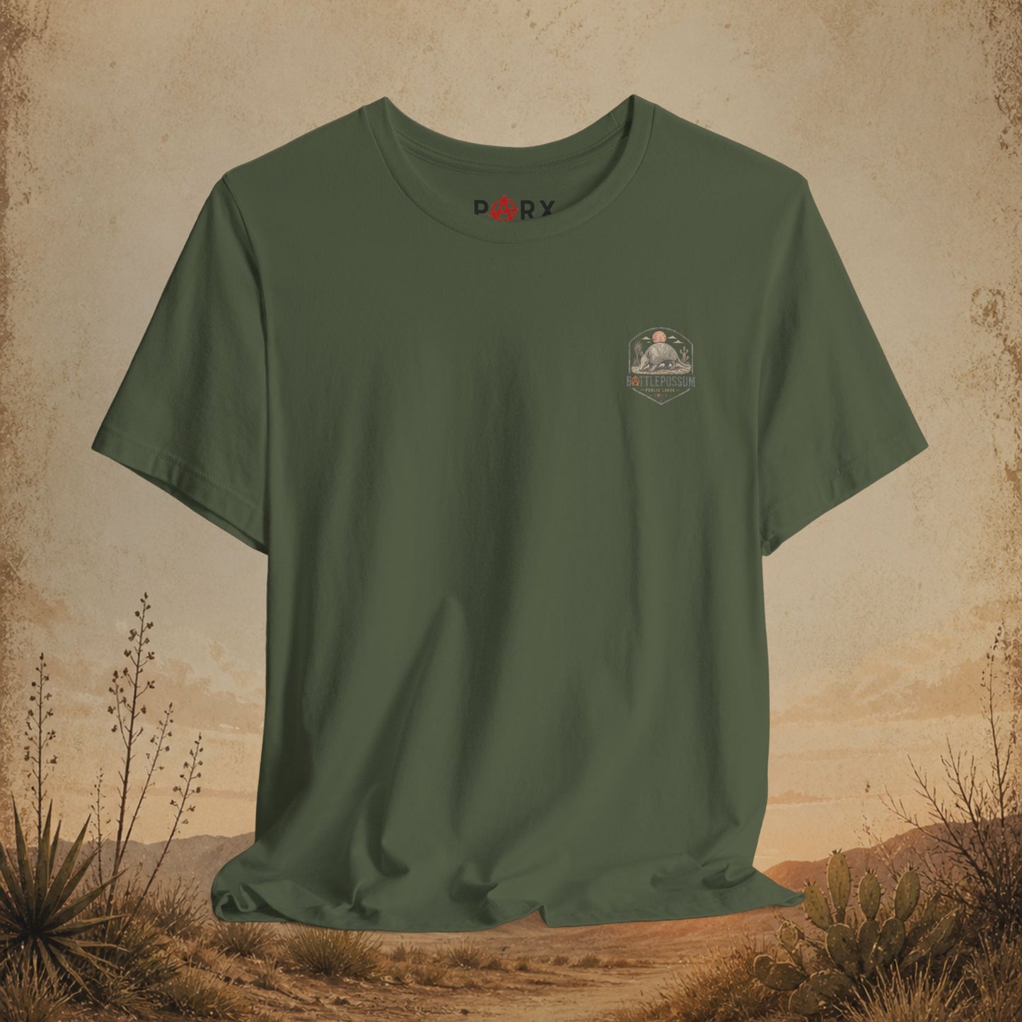 Public Lands Armadillo Tee — "SIgnature Logo" Graphic T‑Shirt