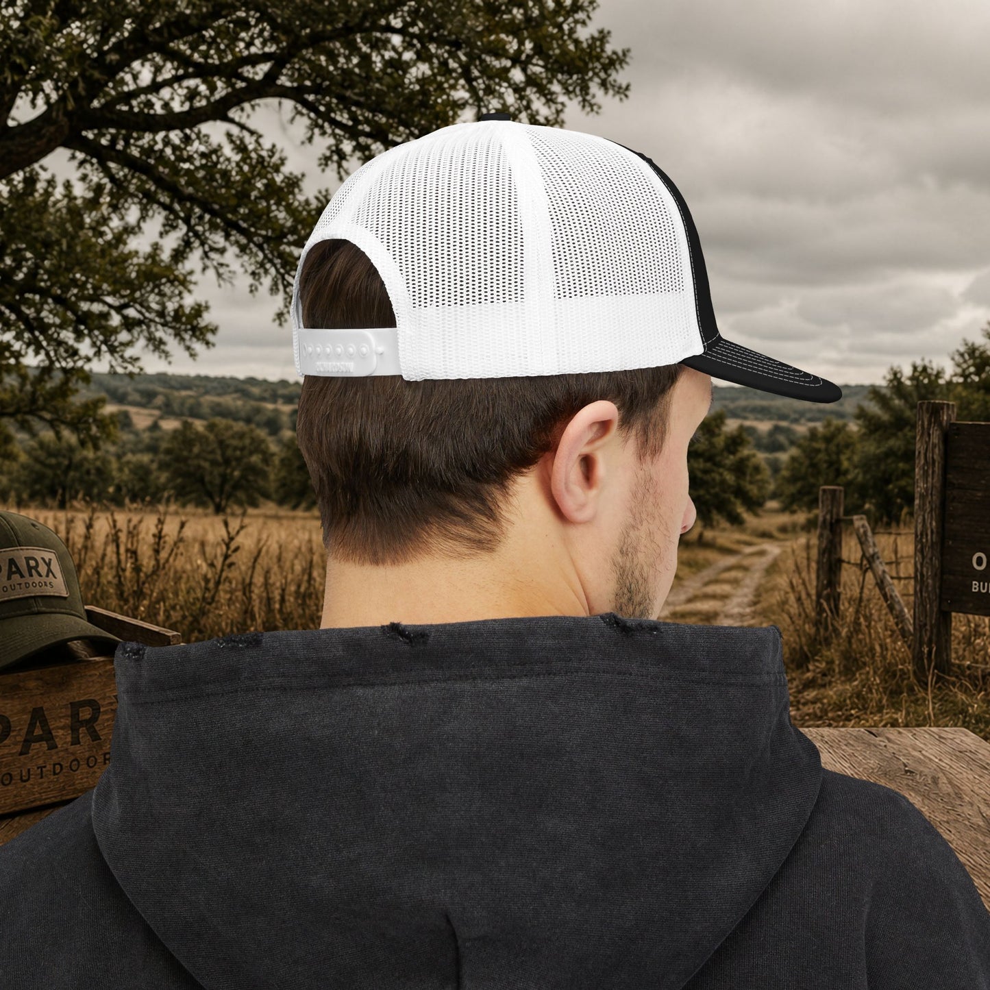 Parks Anarchy Snapback Trucker Cap — Urban Punk Mesh Back Hat