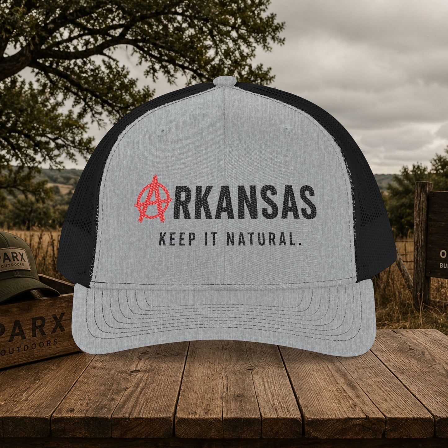 Δrkansas Keep It Natural Snapback Trucker Cap