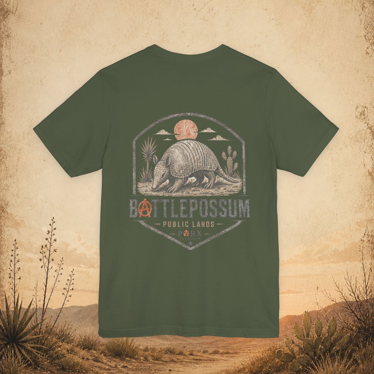 Public Lands Armadillo Tee — "SIgnature Logo" Graphic T‑Shirt