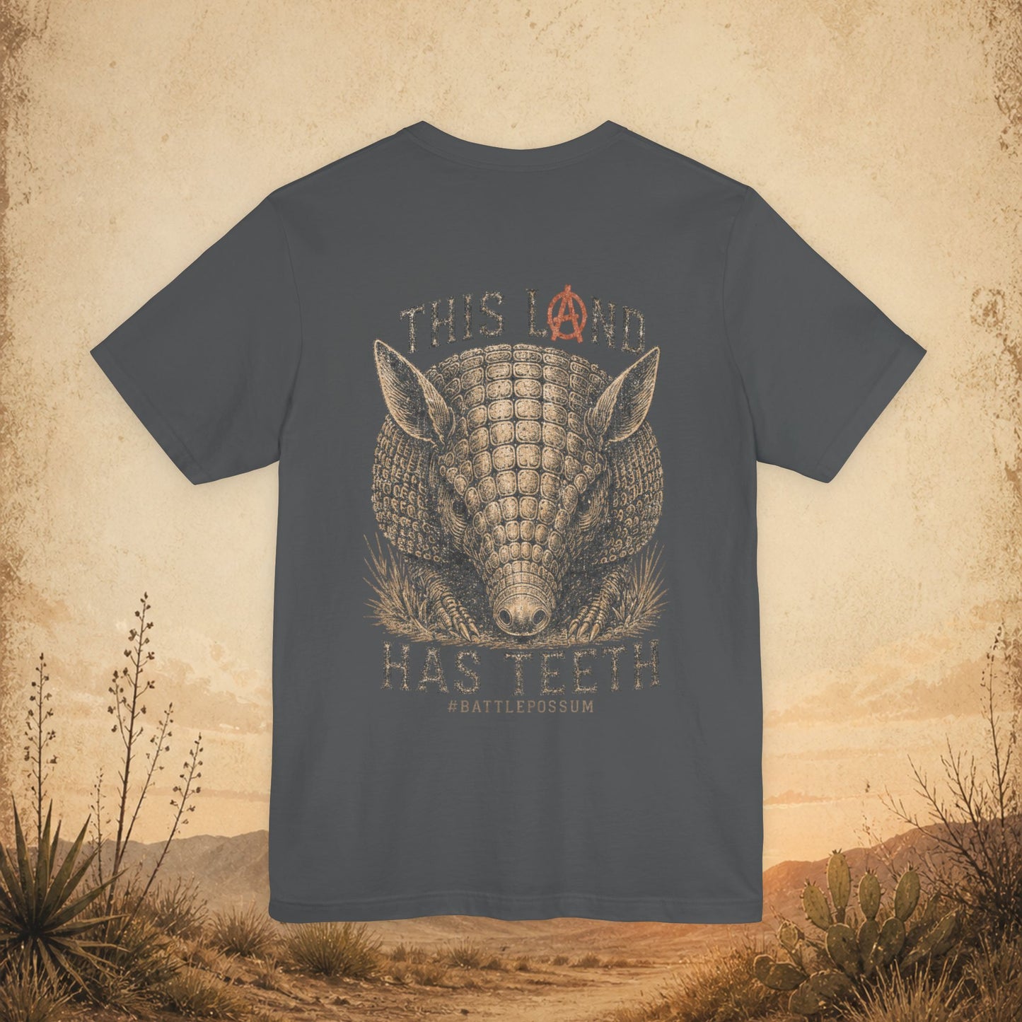 Public Lands Armadillo Tee — "This Land Has Teeth" Graphic T‑Shirt