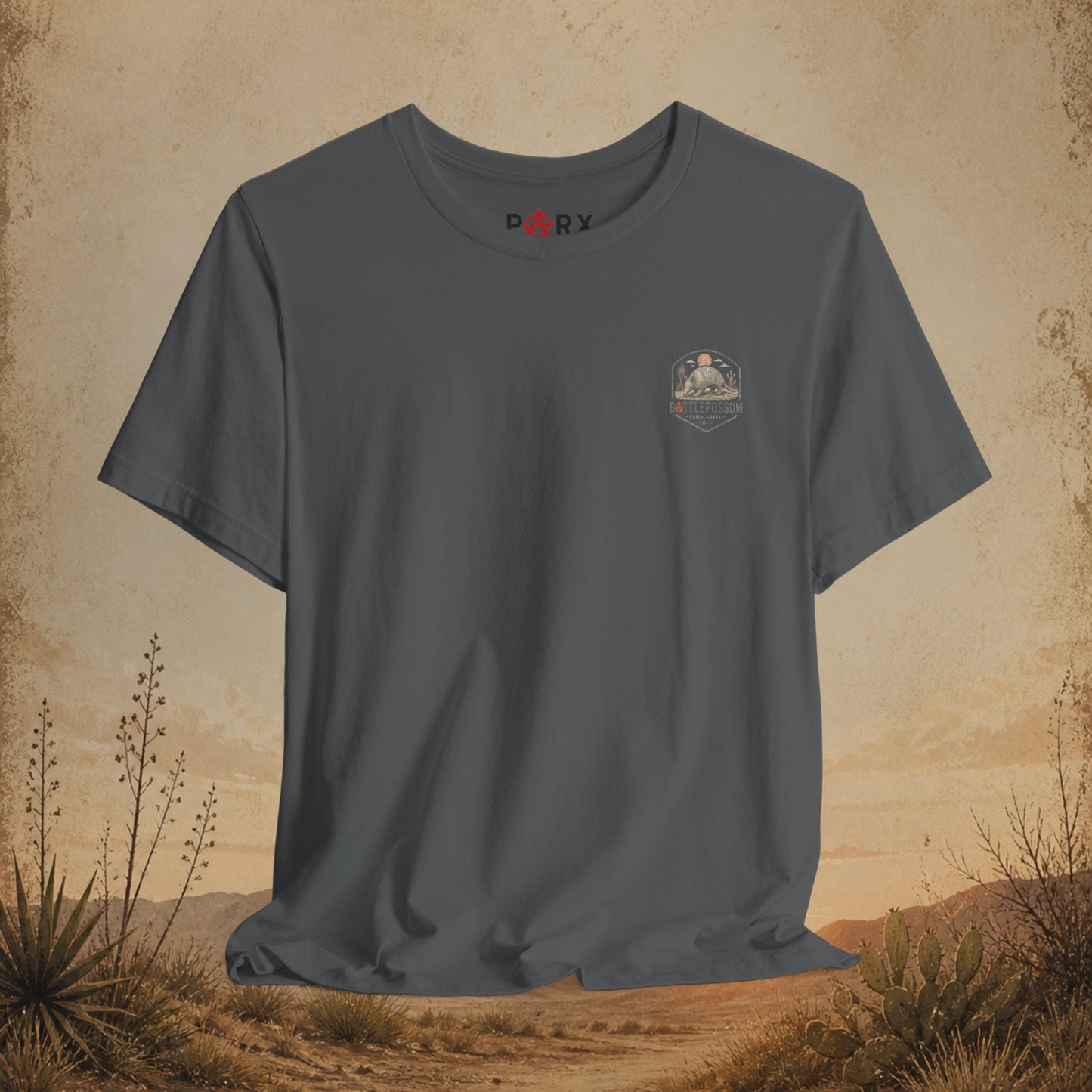 Public Lands Armadillo Tee — "No Greater Issue" Graphic T‑Shirt