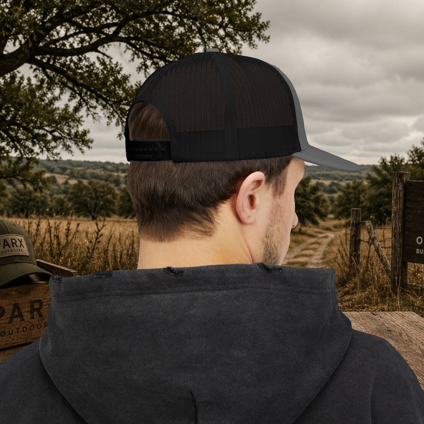 Parks Anarchy Snapback Trucker Cap — Urban Punk Mesh Back Hat