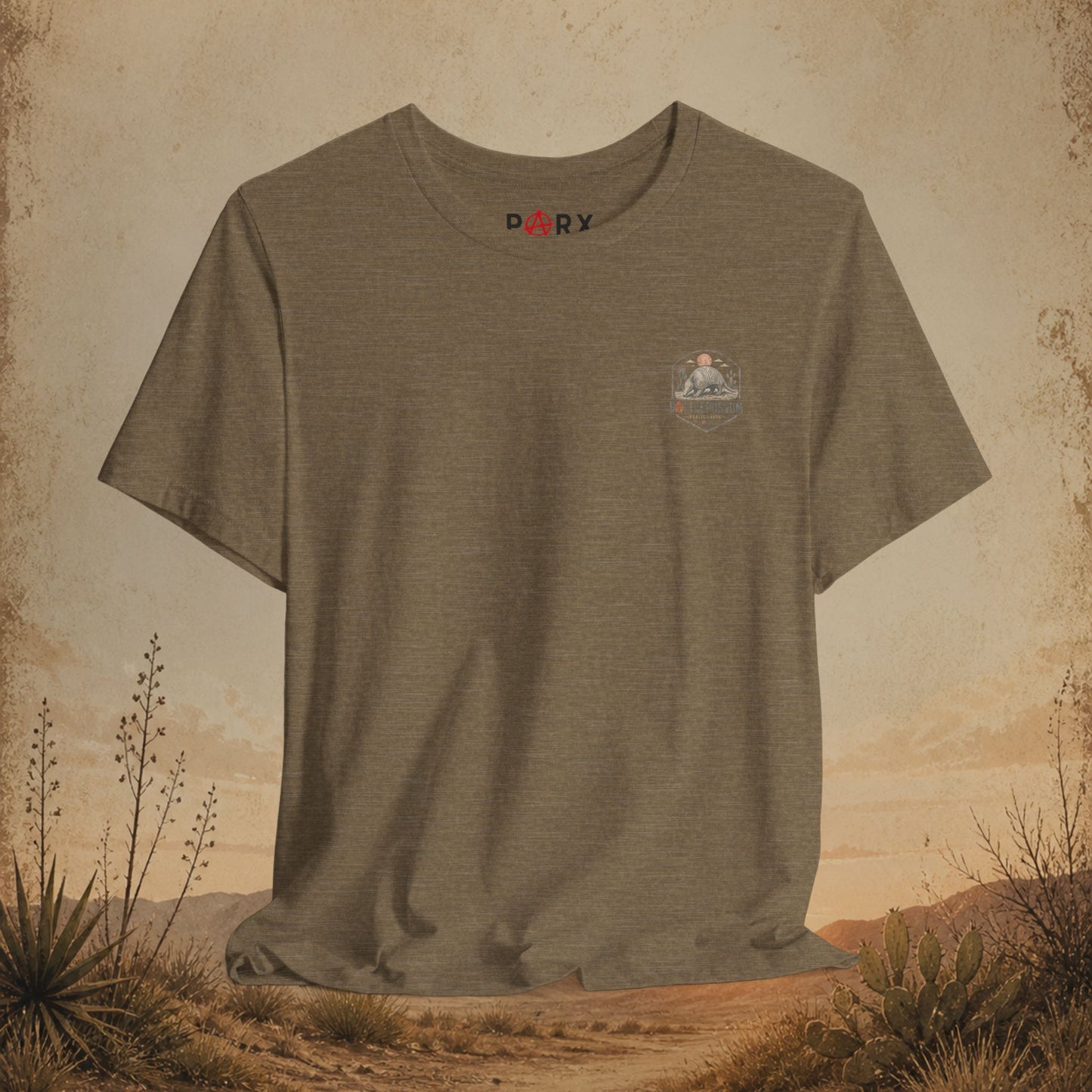 Public Lands Armadillo Tee — "SIgnature Logo" Graphic T‑Shirt