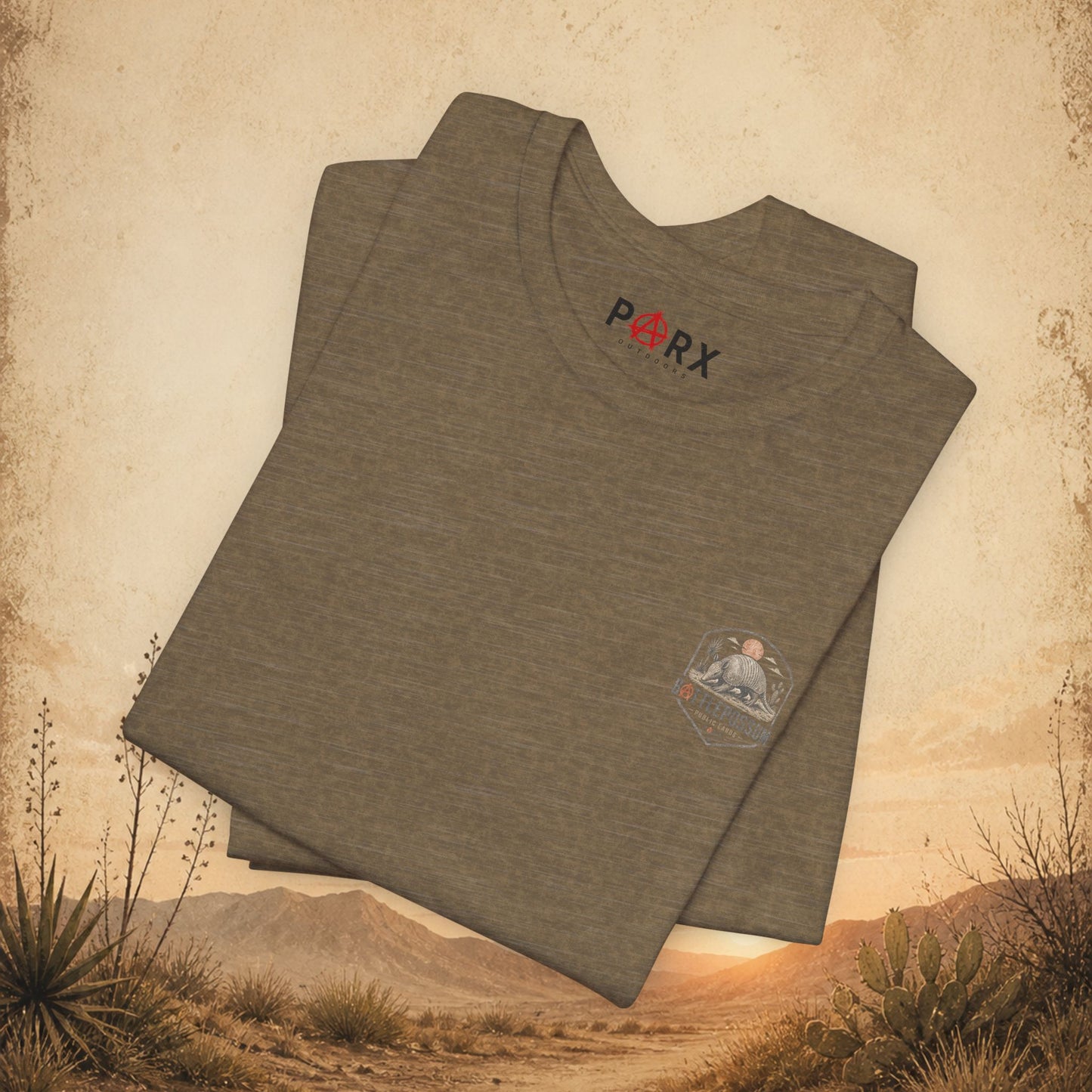 Public Lands Armadillo Tee — "SIgnature Logo" Graphic T‑Shirt
