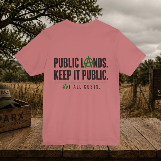PARX OUTDOORS "Public Lands. Keep It Public." Graphic Tee (All Costs)