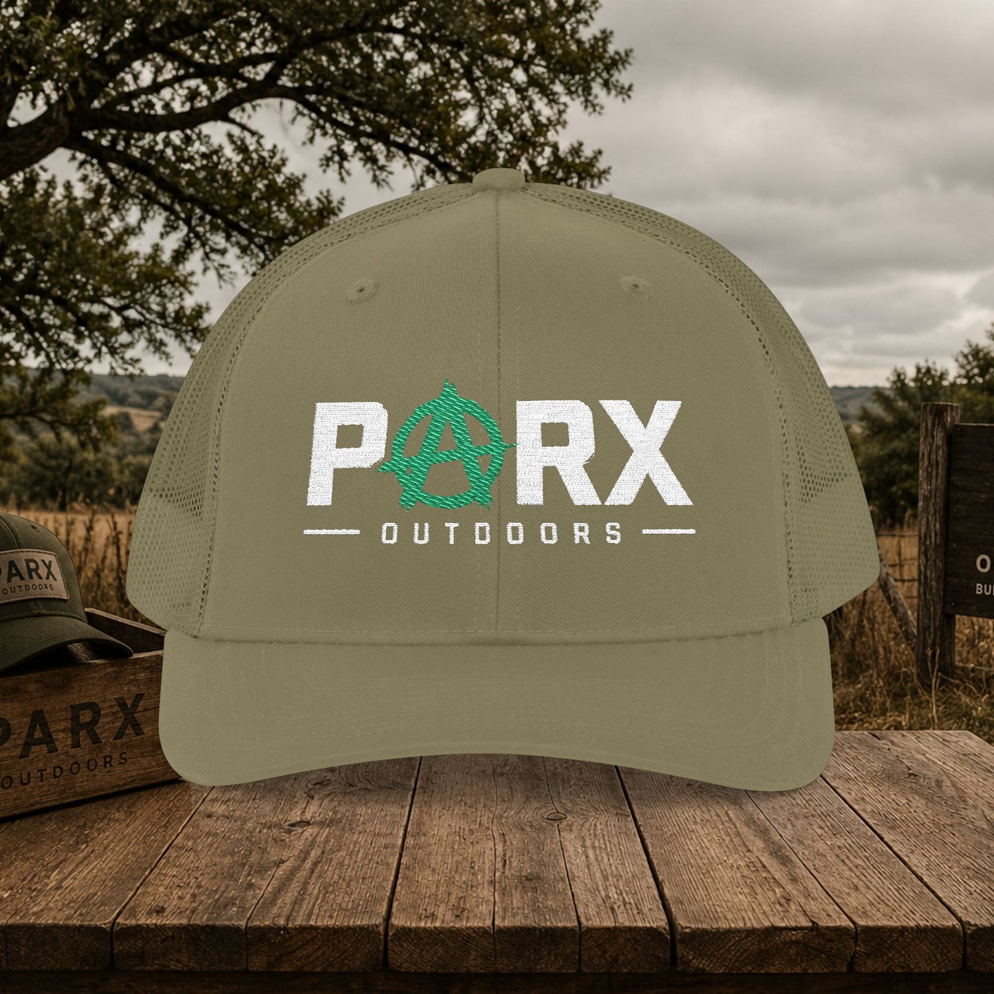 Parks Anarchy Snapback Trucker Cap — Urban Punk Mesh Back Hat