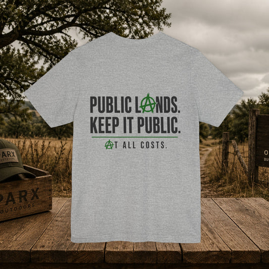 PARX OUTDOORS "Public Lands. Keep It Public." Graphic Tee (All Costs)