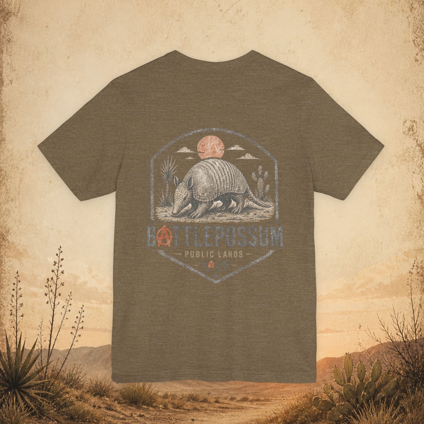 Public Lands Armadillo Tee — "SIgnature Logo" Graphic T‑Shirt