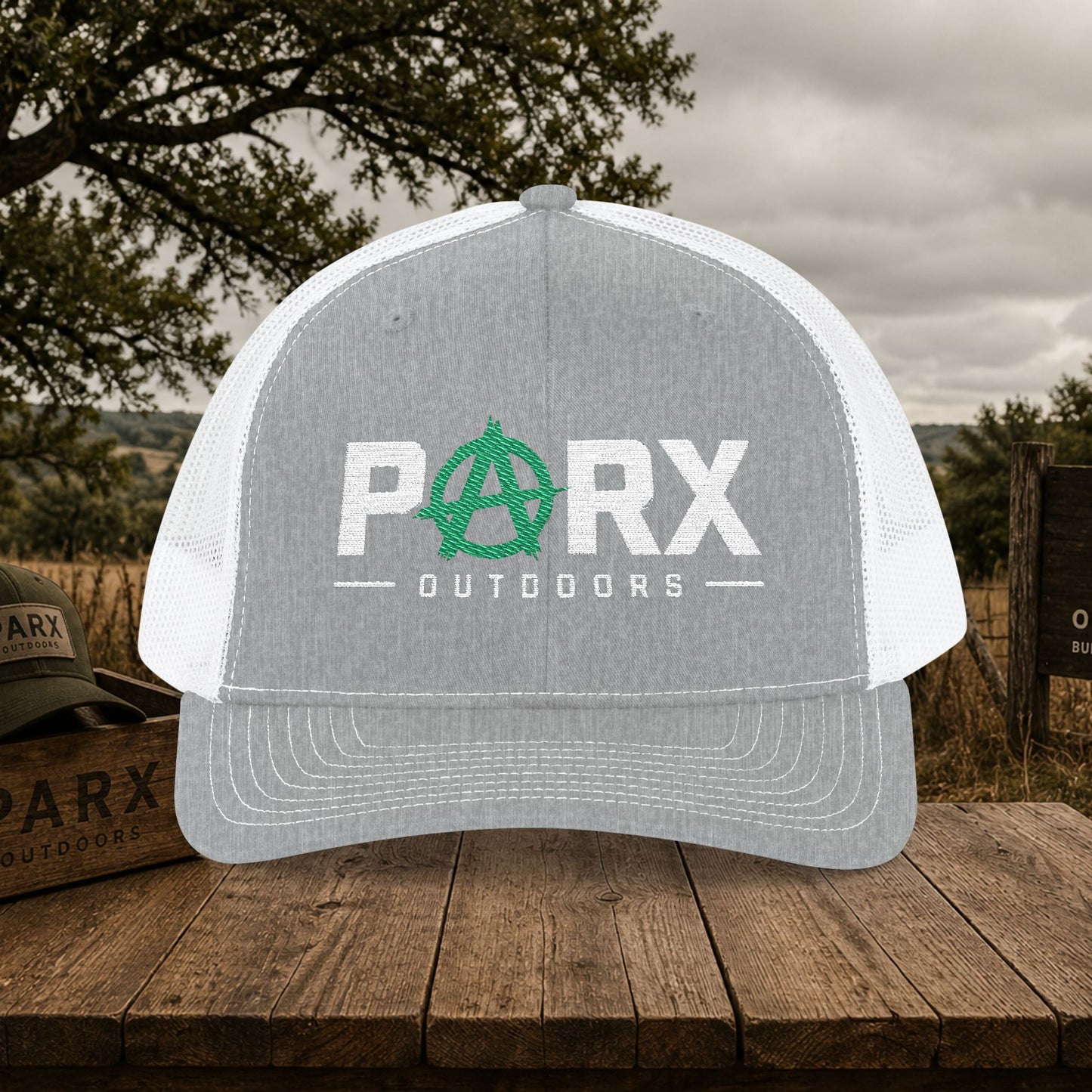 Parks Anarchy Snapback Trucker Cap — Urban Punk Mesh Back Hat
