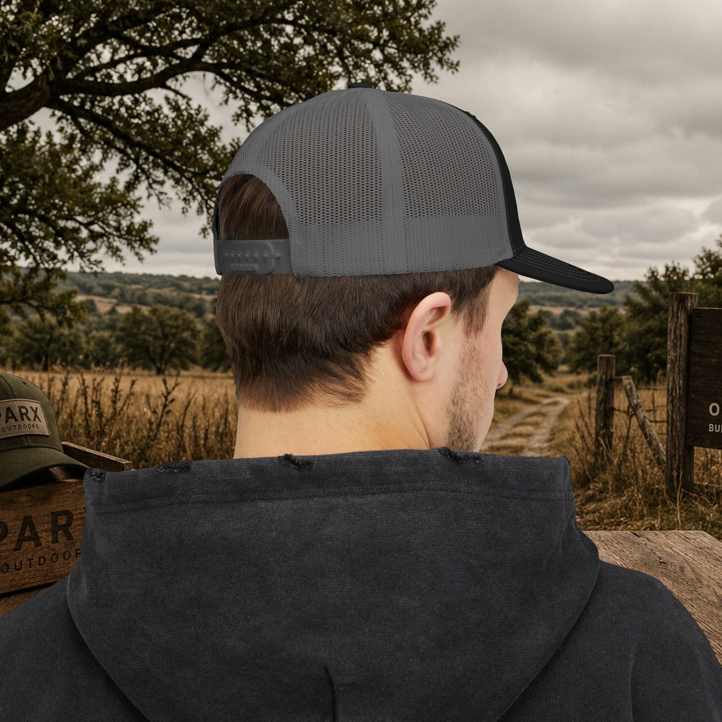 Parks Anarchy Snapback Trucker Cap — Urban Punk Mesh Back Hat