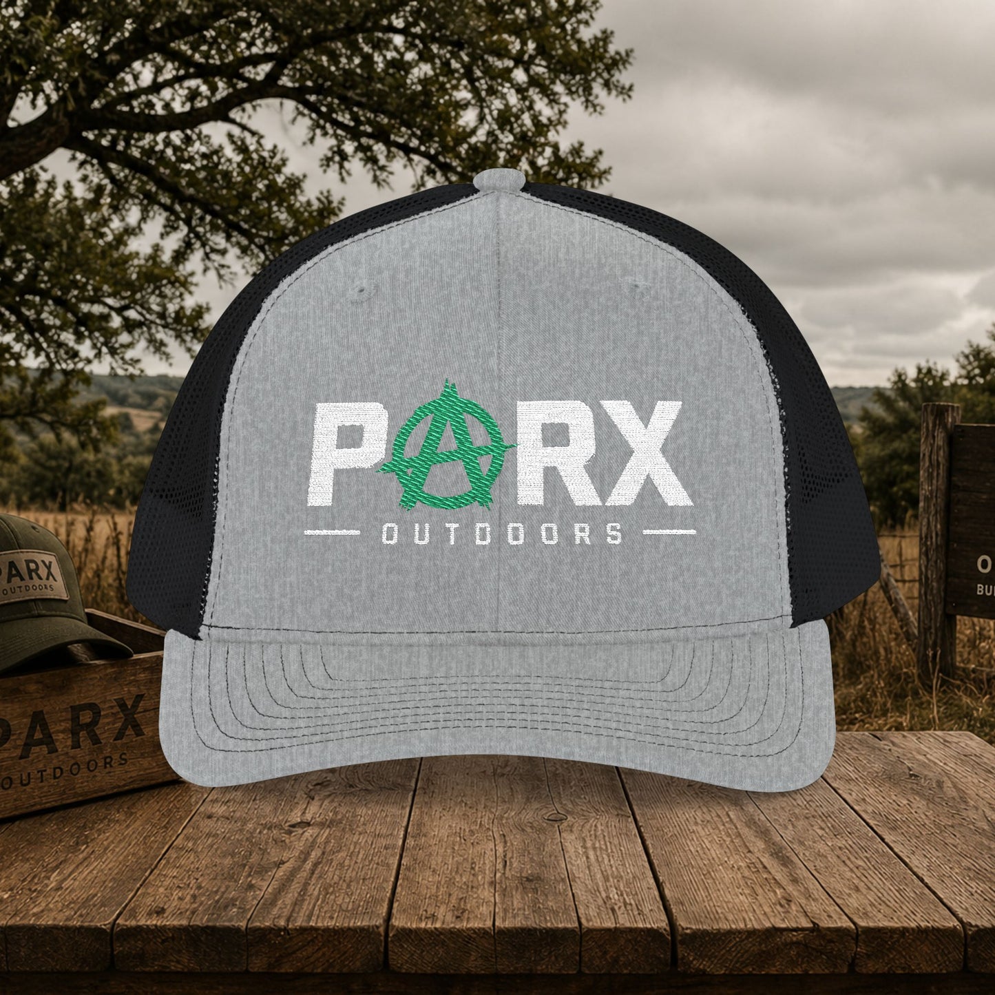 Parks Anarchy Snapback Trucker Cap — Urban Punk Mesh Back Hat