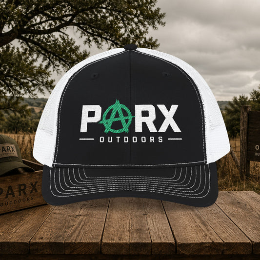 Parks Anarchy Snapback Trucker Cap — Urban Punk Mesh Back Hat