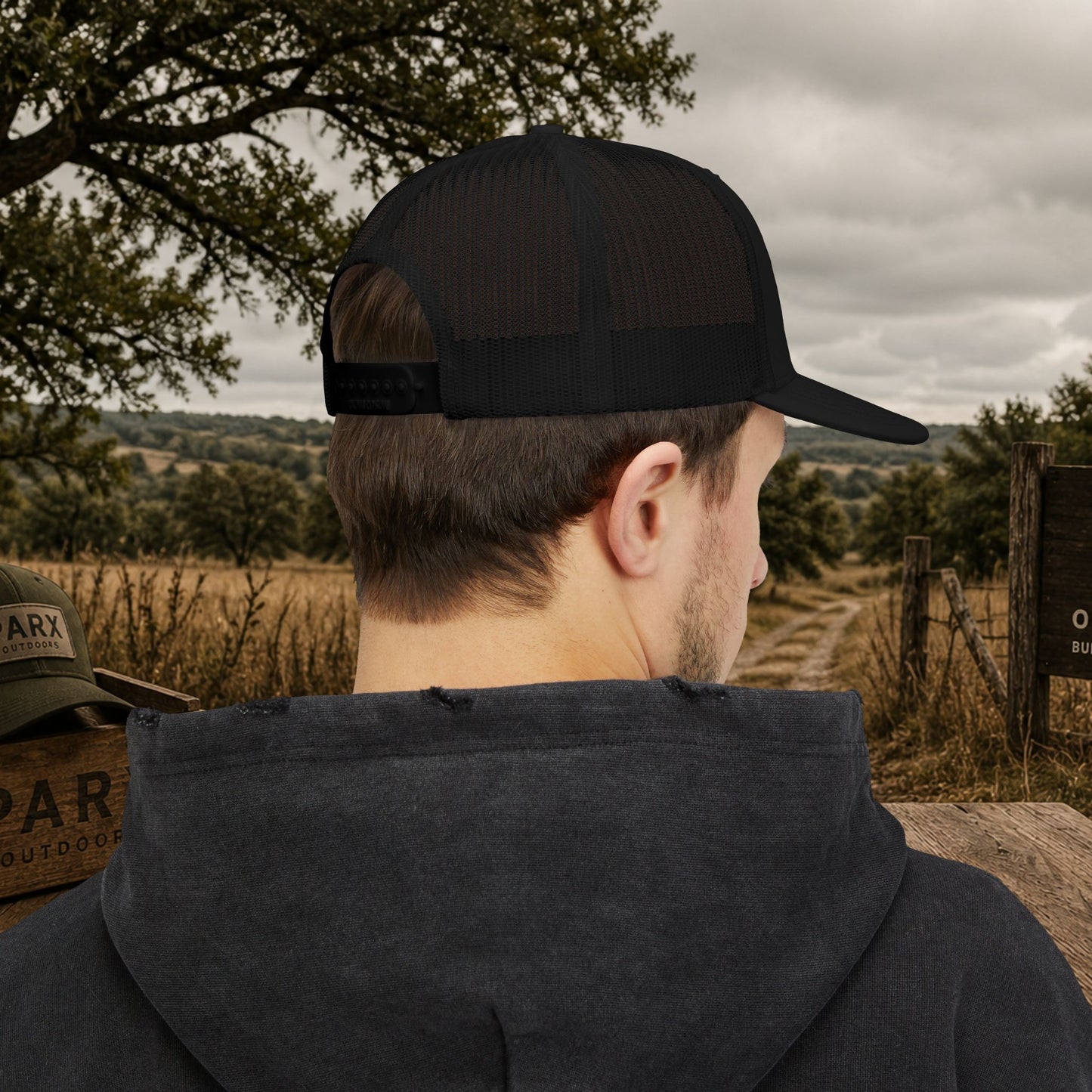 Parks Anarchy Snapback Trucker Cap — Urban Punk Mesh Back Hat