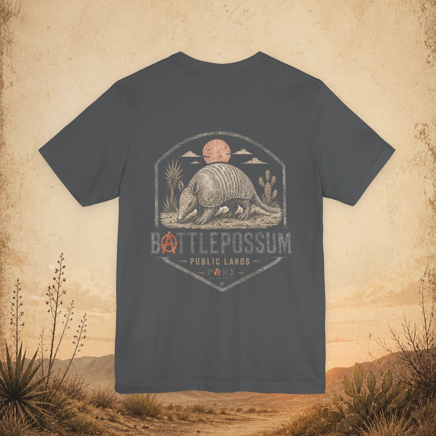 Public Lands Armadillo Tee — "SIgnature Logo" Graphic T‑Shirt
